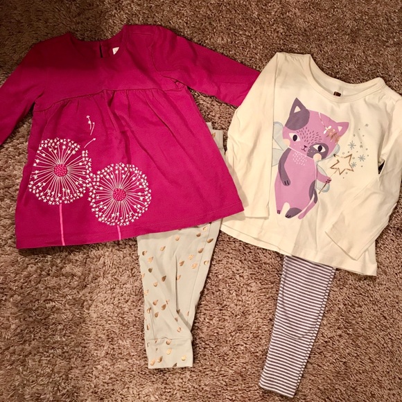 Tea Collection Other - Tea outfits (2) shirts and leggings set